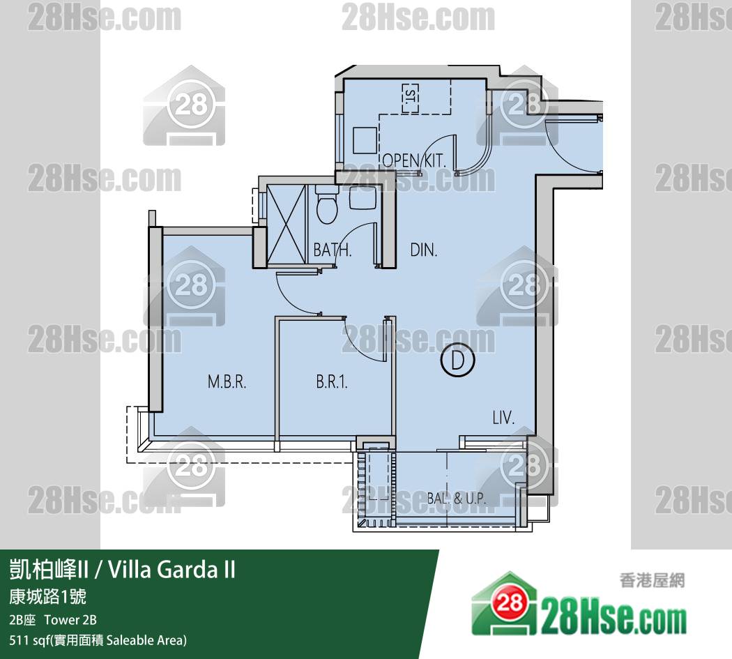 Villa Garda II, Flat D, 35/F, Tower 2(2b) Of Villa Garda Ii (凱柏峰 Ii) FloorPlan Villa Garda II, Flat D, 35/F, Tower 2(2b) Of Villa Garda Ii (凱柏峰 Ii) FloorPlan