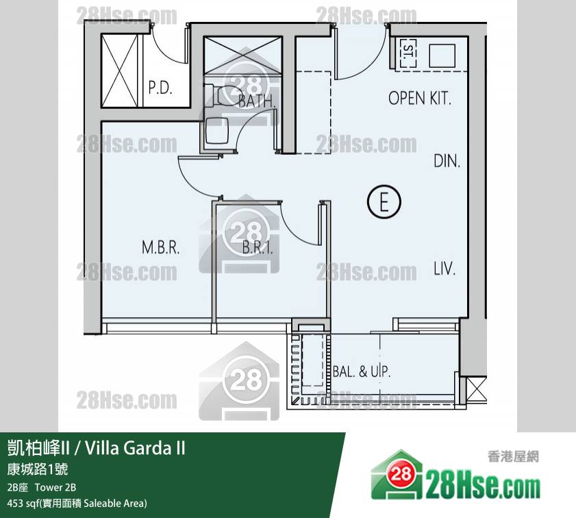 Villa Garda II, Flat E, 21/F, Tower 2(2b) Of Villa Garda Ii (凱柏峰 Ii) FloorPlan Villa Garda II, Flat E, 21/F, Tower 2(2b) Of Villa Garda Ii (凱柏峰 Ii) FloorPlan
