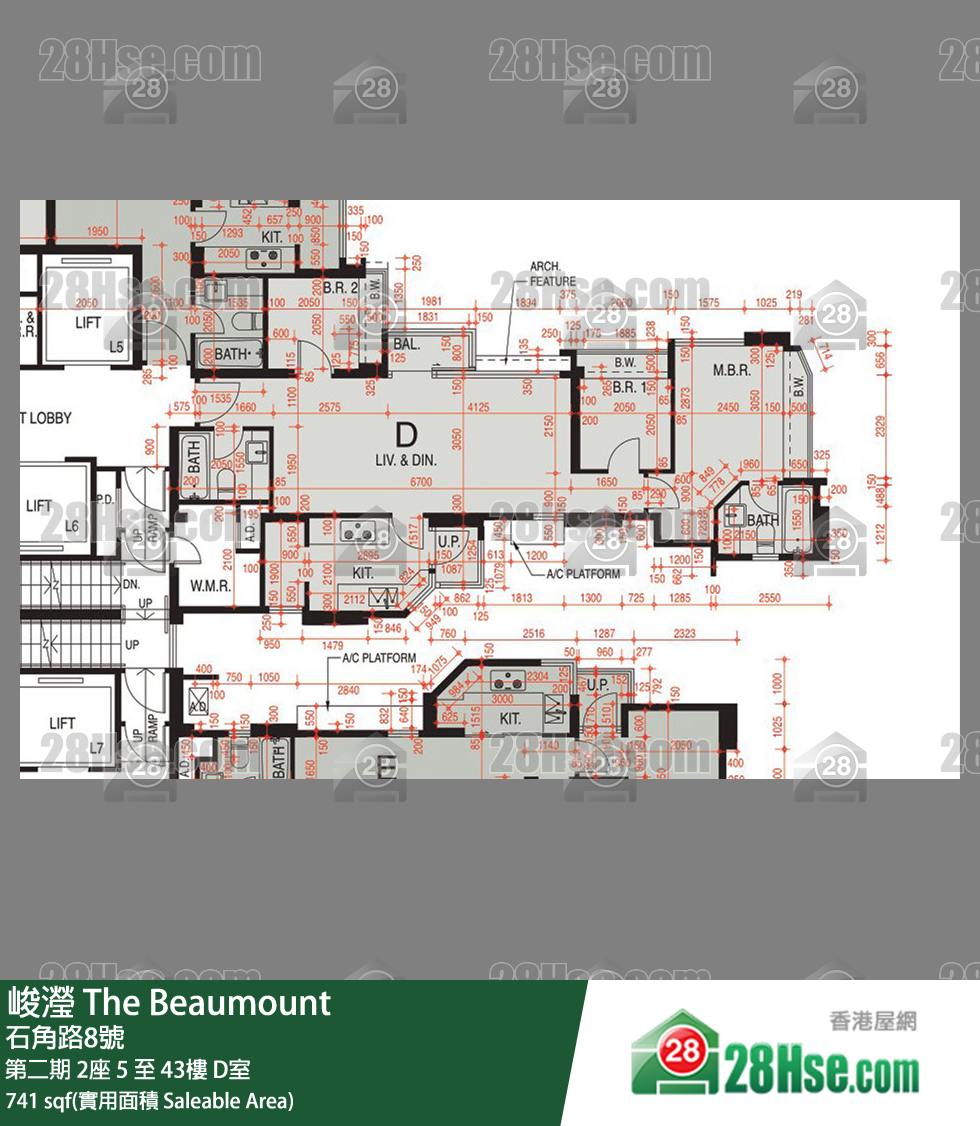 峻瀅 單位平面圖(由 28Hse 提供) 峻瀅 單位平面圖(由 28Hse 提供)