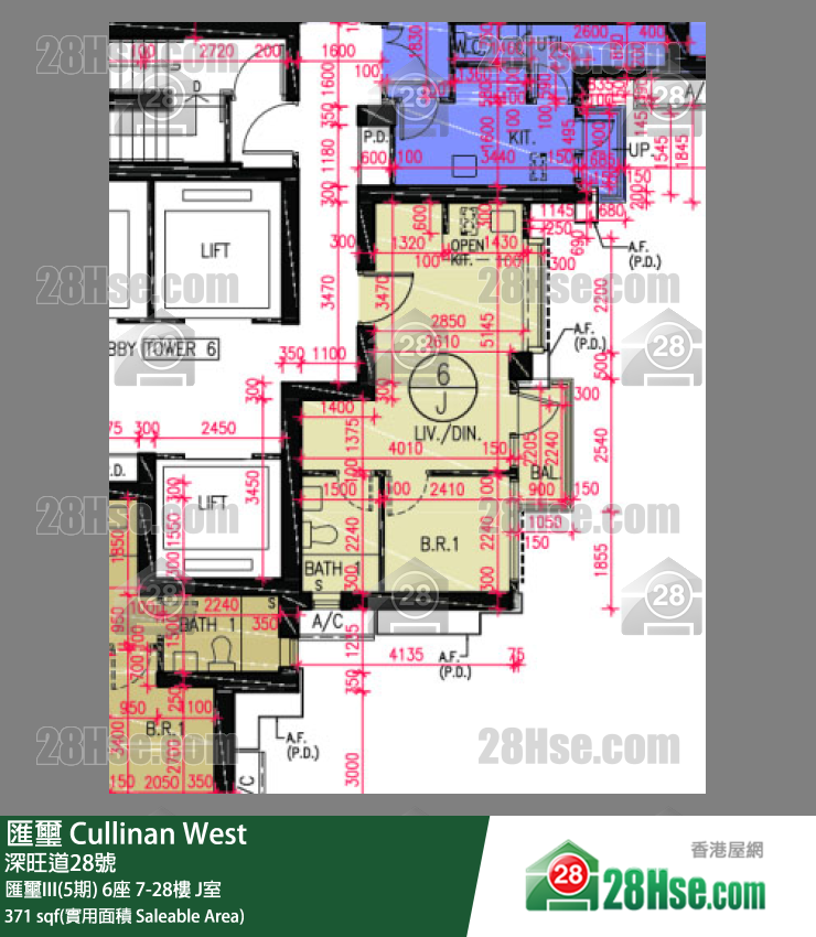 Cullinan West Unit FloorPlan (Provided by 28Hse) Cullinan West Unit FloorPlan (Provided by 28Hse)
