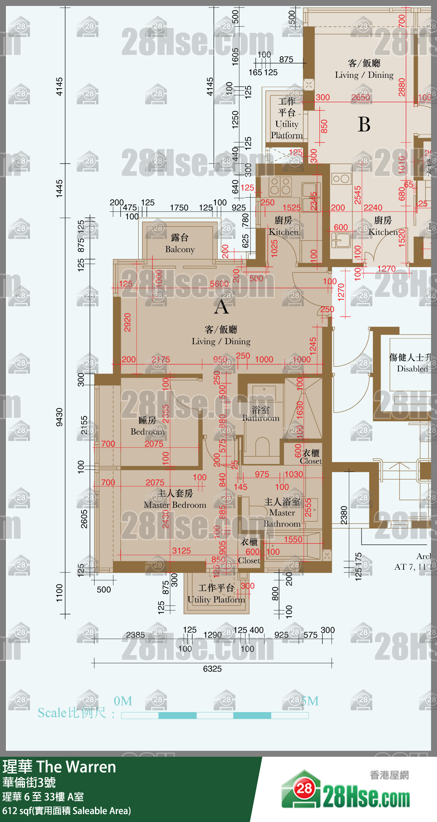 The Warren Unit FloorPlan (Provided by 28Hse) The Warren Unit FloorPlan (Provided by 28Hse)