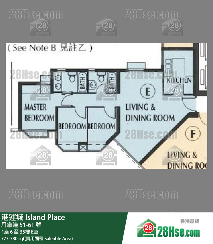 Island Place Unit FloorPlan (Provided by 28Hse) Island Place Unit FloorPlan (Provided by 28Hse)