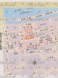 宝马花园 物业布局图 平面图