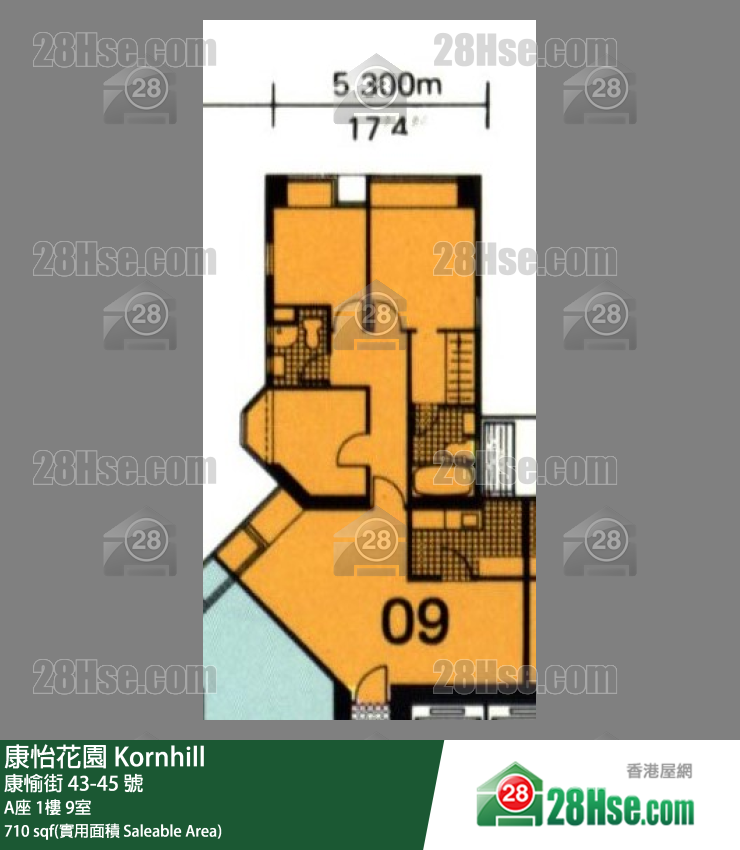 Kornhill Unit FloorPlan (Provided by 28Hse) Kornhill Unit FloorPlan (Provided by 28Hse)