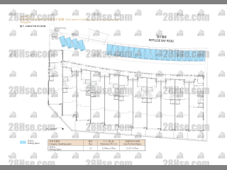 90 Repulse Bay Road 停车位平面图 平面图