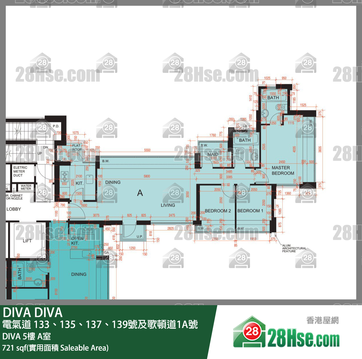 Diva Unit FloorPlan (Provided by 28Hse) Diva Unit FloorPlan (Provided by 28Hse)