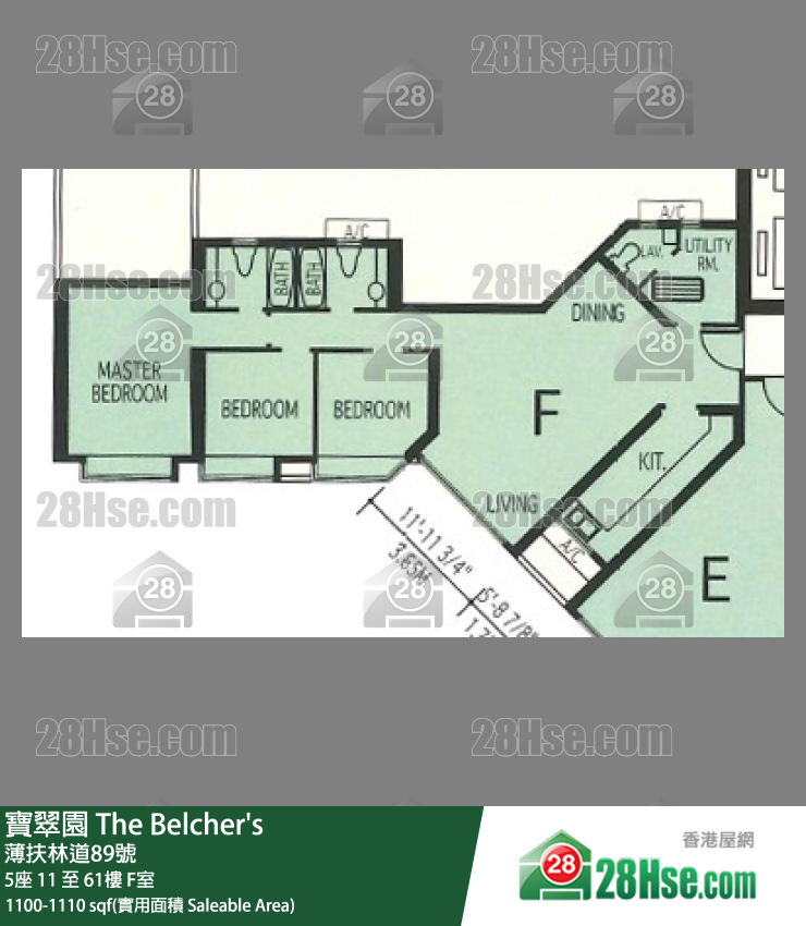 The Belcher's Unit FloorPlan (Provided by 28Hse) The Belcher's Unit FloorPlan (Provided by 28Hse)