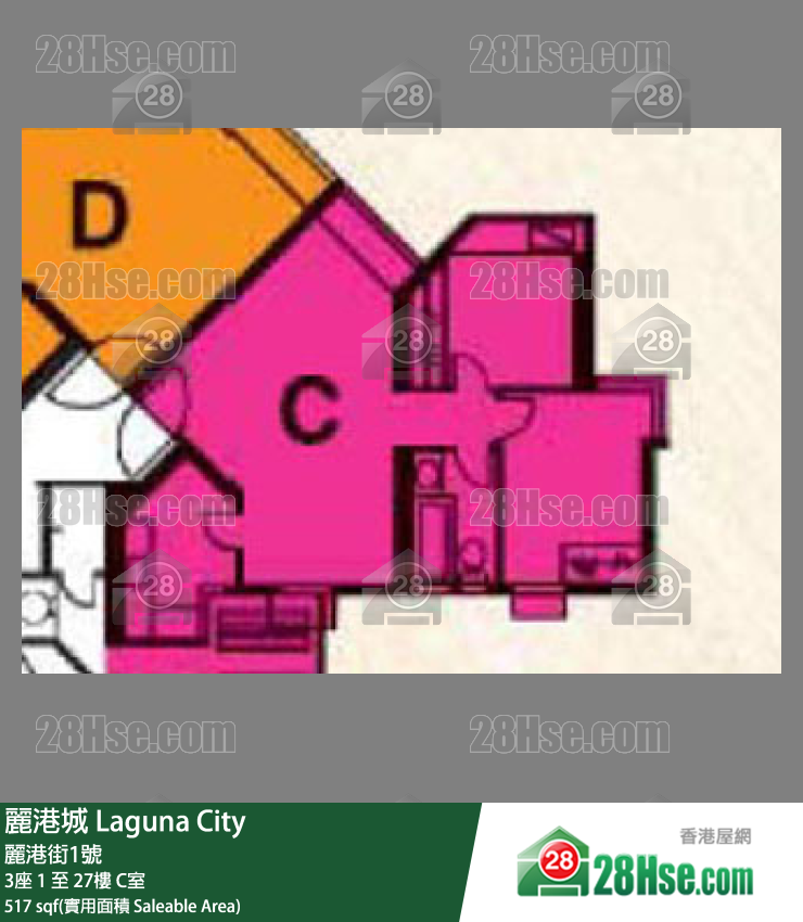 Laguna City Unit FloorPlan (Provided by 28Hse) Laguna City Unit FloorPlan (Provided by 28Hse)