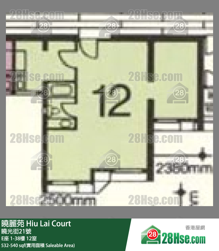 Hiu Lai Court Unit FloorPlan (Provided by 28Hse) Hiu Lai Court Unit FloorPlan (Provided by 28Hse)