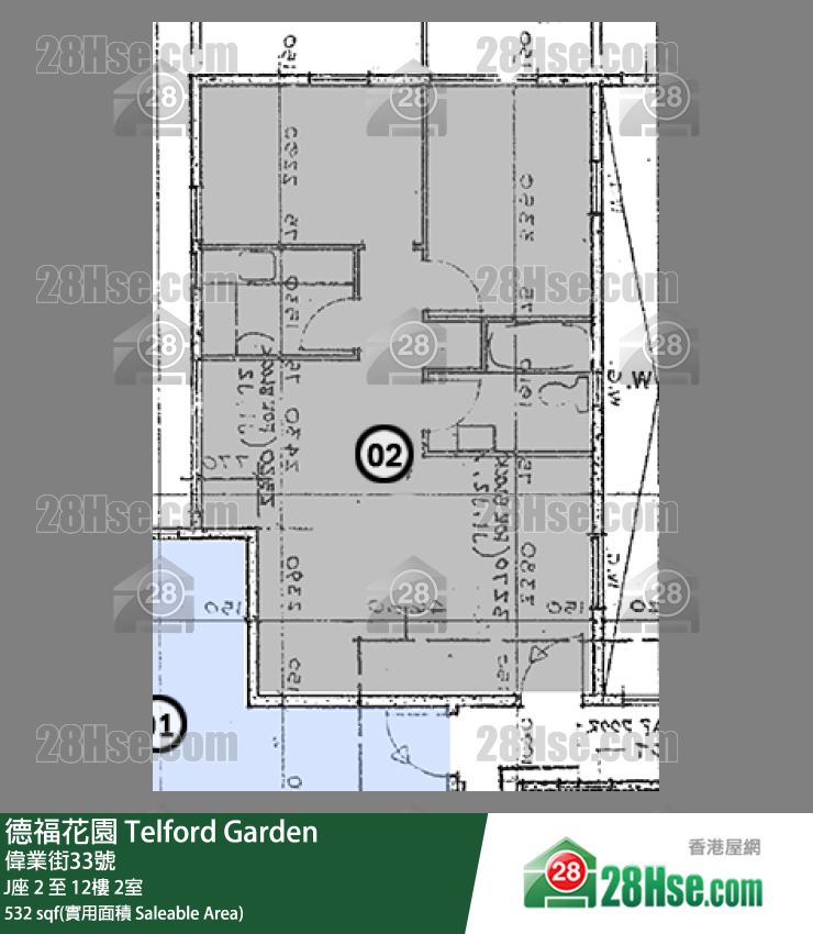 Telford Gardens Unit FloorPlan (Provided by 28Hse) Telford Gardens Unit FloorPlan (Provided by 28Hse)