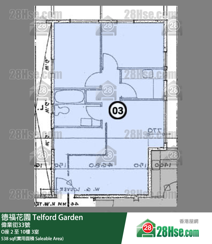 Telford Gardens Unit FloorPlan (Provided by 28Hse) Telford Gardens Unit FloorPlan (Provided by 28Hse)