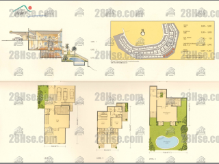 红山半岛 第1期D区(独立屋) 松柏径68座 平面图