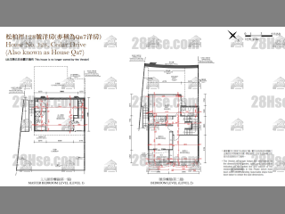 红山半岛 第2期C区(独立屋) 松柏径128座 平面图