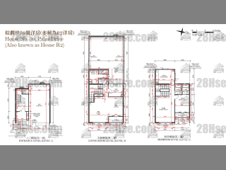 红山半岛 第2期C区(独立屋) 第2期C区(独立屋) 棕榈径99座 平面图