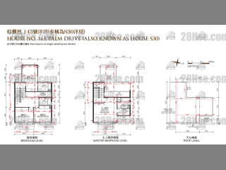 红山半岛 第3期B区(独立屋) 棕榈径143座 平面图
