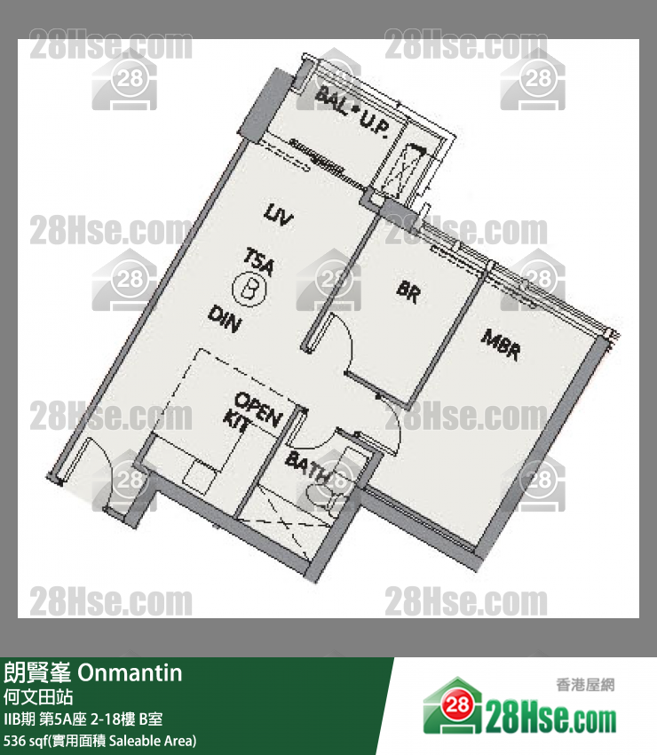 Onmantin Unit FloorPlan (Provided by 28Hse) Onmantin Unit FloorPlan (Provided by 28Hse)
