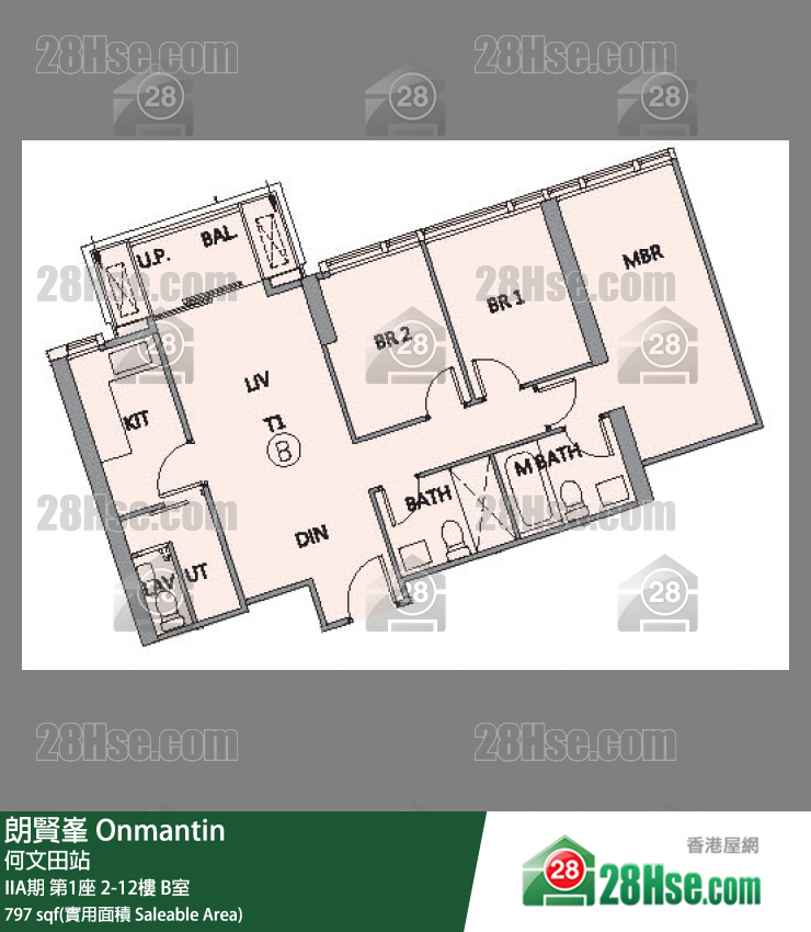 Onmantin Unit FloorPlan (Provided by 28Hse) Onmantin Unit FloorPlan (Provided by 28Hse)