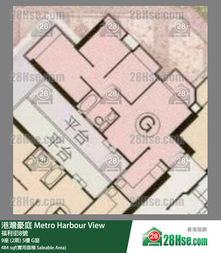 Metro Harbour View Unit FloorPlan (Provided by 28Hse) Metro Harbour View Unit FloorPlan (Provided by 28Hse)
