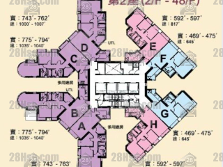Park Avenue Phase 2 Central Park Phase 2( Central Park) Tower 2 2/f To 48/f FloorPlan
