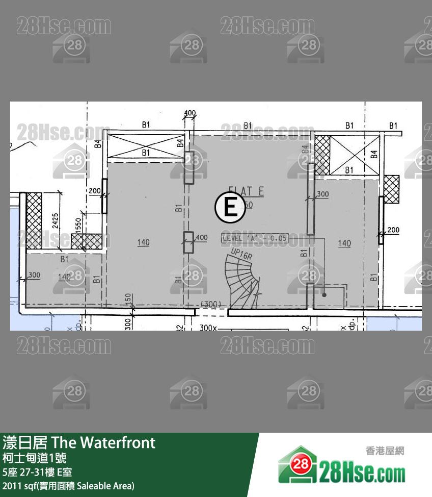 漾日居 單位平面圖(由 28Hse 提供) 漾日居 單位平面圖(由 28Hse 提供)