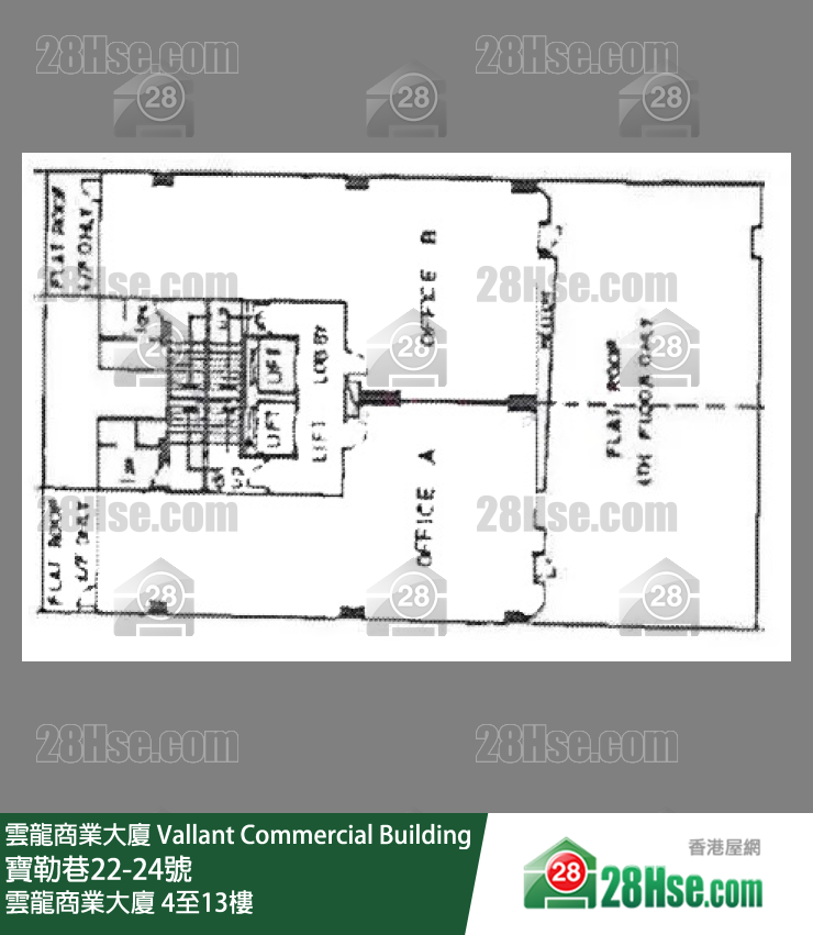 VALIANT COMMERCIAL BUILDING Vallant Commercial Building 4-13/f FloorPlan VALIANT COMMERCIAL BUILDING Vallant Commercial Building 4-13/f FloorPlan