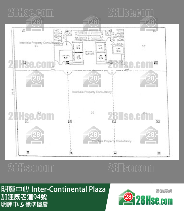 INTER-CONTINENTAL PLAZA (FORMERLY KNOWN AS ASEAN PLAZA) Inter-continental Plaza Typical Floor FloorPlan INTER-CONTINENTAL PLAZA (FORMERLY KNOWN AS ASEAN PLAZA) Inter-continental Plaza Typical Floor FloorPlan
