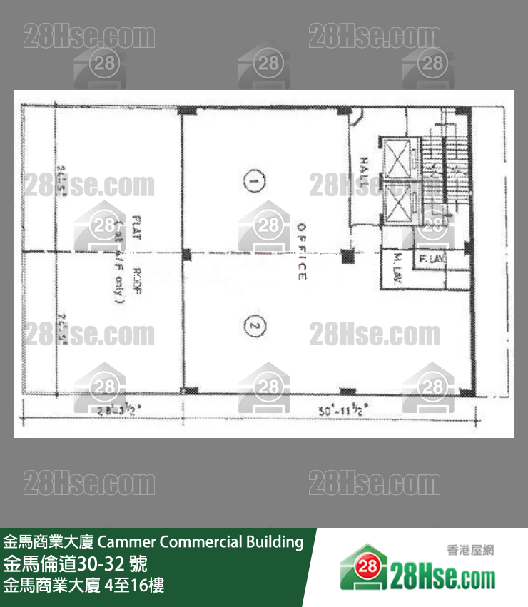Cammer Commercial Building 4-16/f FloorPlan Cammer Commercial Building 4-16/f FloorPlan