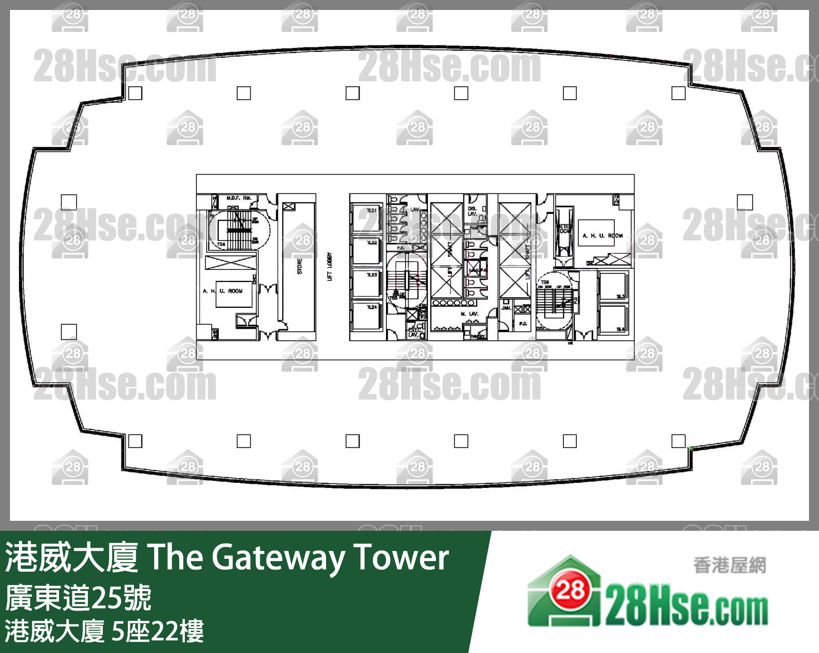 The Gateway Tower Tower 5 22/f FloorPlan The Gateway Tower Tower 5 22/f FloorPlan